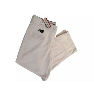 NWT New Balance Mens Baseball Pants Size 2XL White  Below the knee 46 x 22